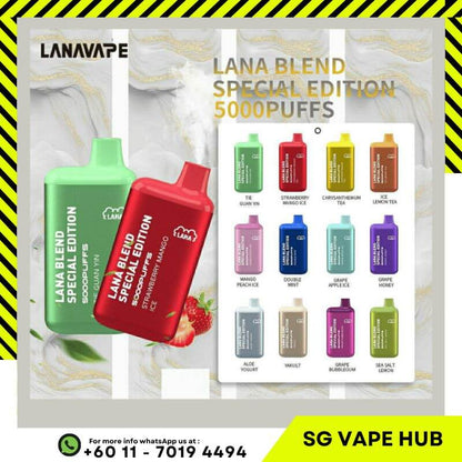 LANA BAR 5000 Puffs - SG VAPE HUB