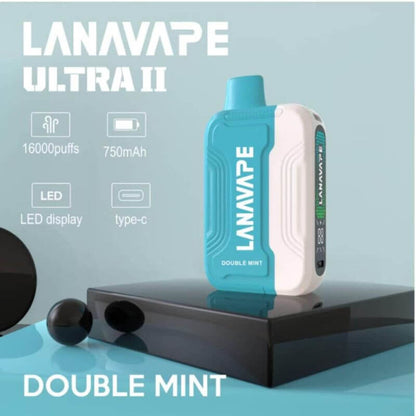 LANA-ULTRA-II-16000-DOUBLE-MINT-SG-VAPE-HUB