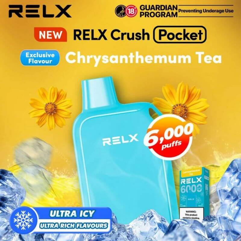 RELX-CRUSH-6000-CHRYSANTHEMUM-TEA-SG-VAPE-HUB