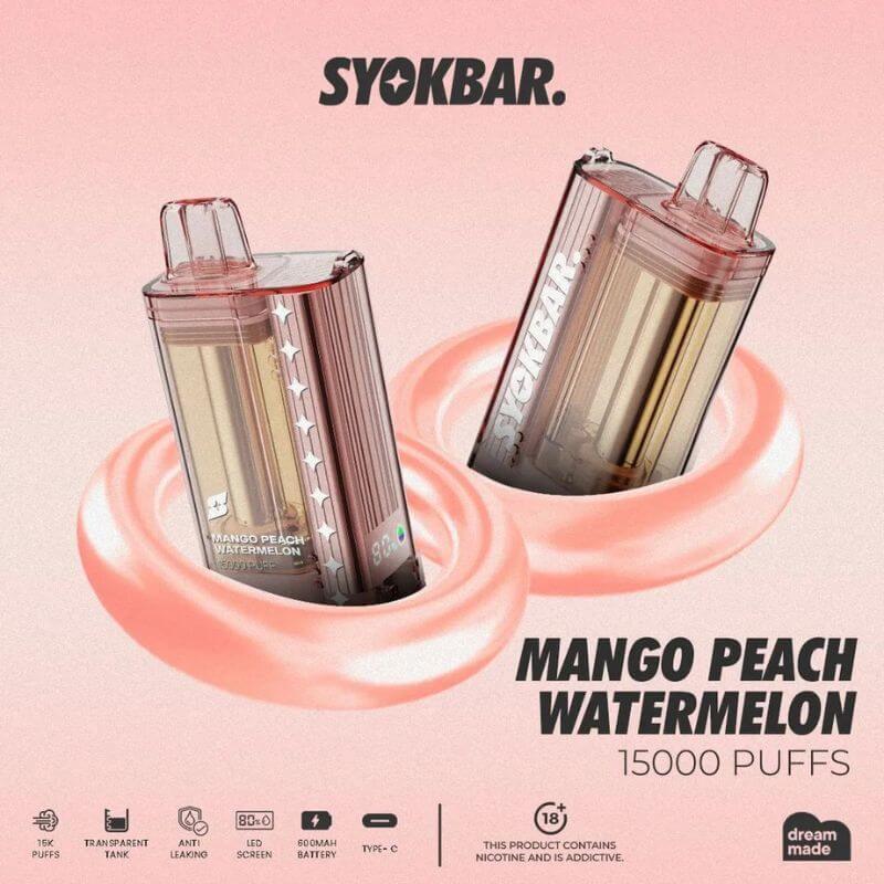 SYOKBAR-15000-MANGO-PEACH-WATERMELON-SG-VAPE-HUB